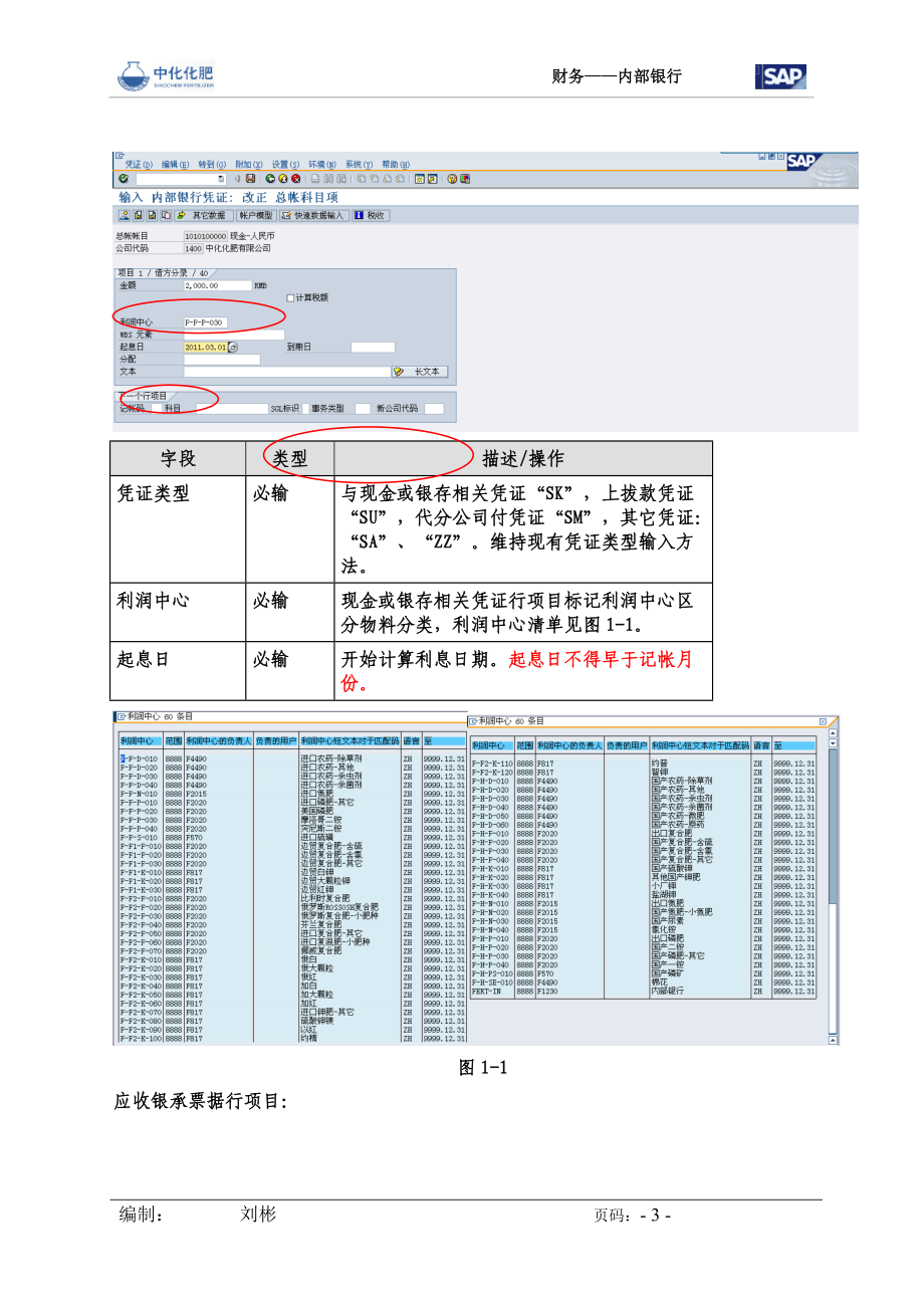 SAP操作手册财务_利润中心内部银行V10.docx_第3页