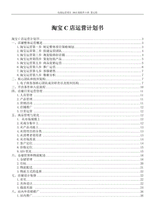 电商运营计划书(DOC30页).doc