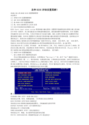 各种BIOS详细设置图解.docx