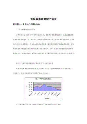 首次关于城市家庭财产调查.docx