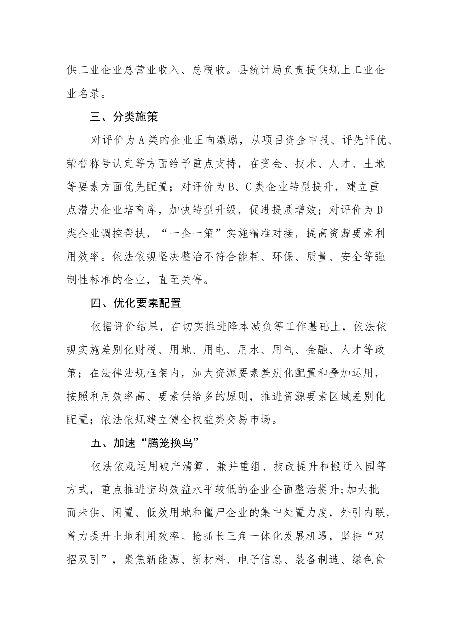 xxx县工业企业亩均效益评价工作实施方案.docx_第2页