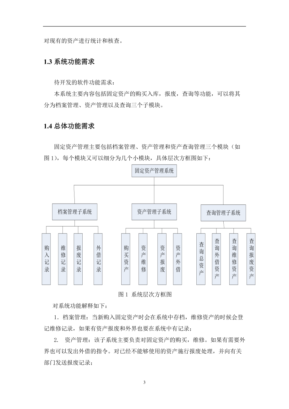 固定资产管理系统(软件工程).docx_第3页