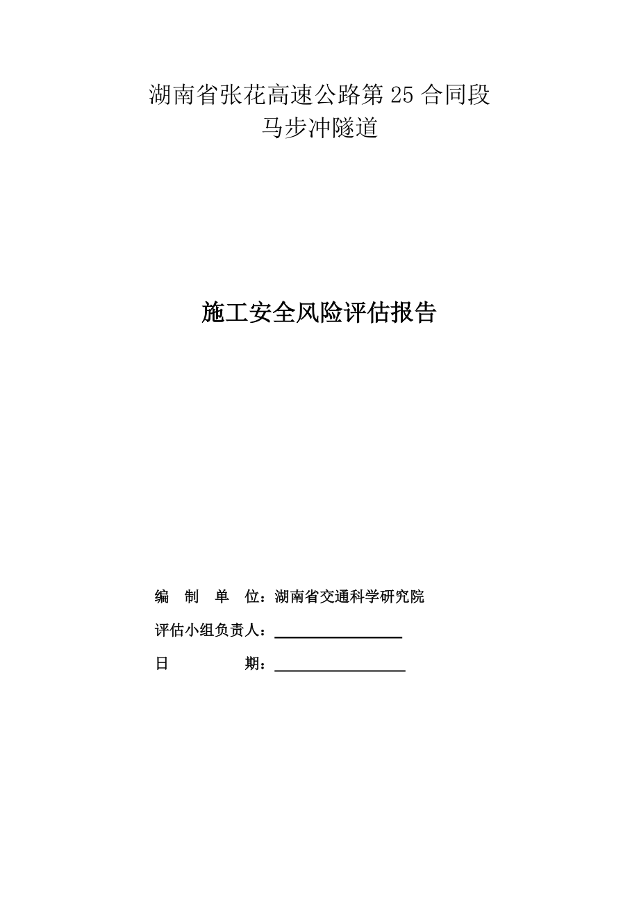 马步冲隧道施工风险控制评估.docx_第2页