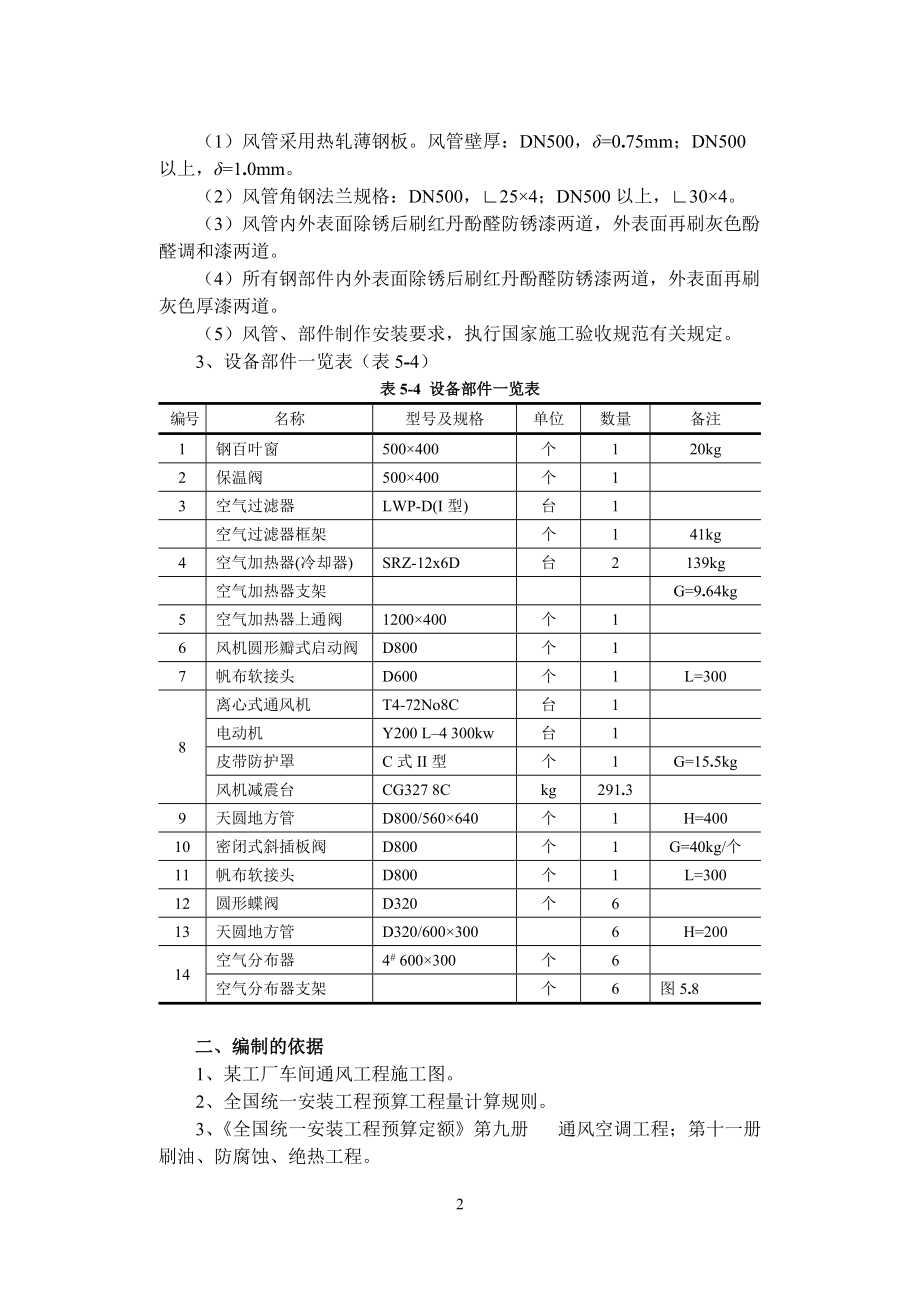 通风空调工程施工图预算编制实例.docx_第2页