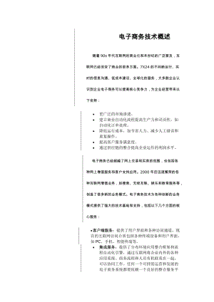 电子商务技术概述(doc 15页).docx