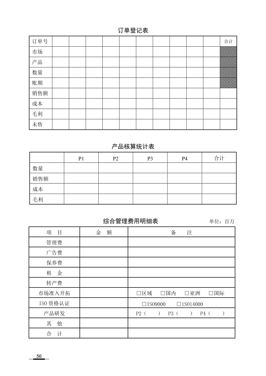 ERP手工沙盘学生团队运营表.docx_第3页