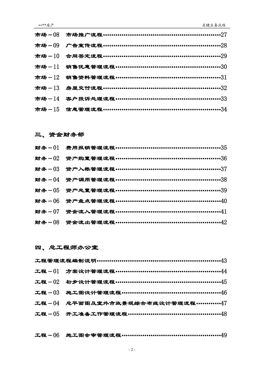 房地产集团全套业务流程图（经典规范73.docx_第2页