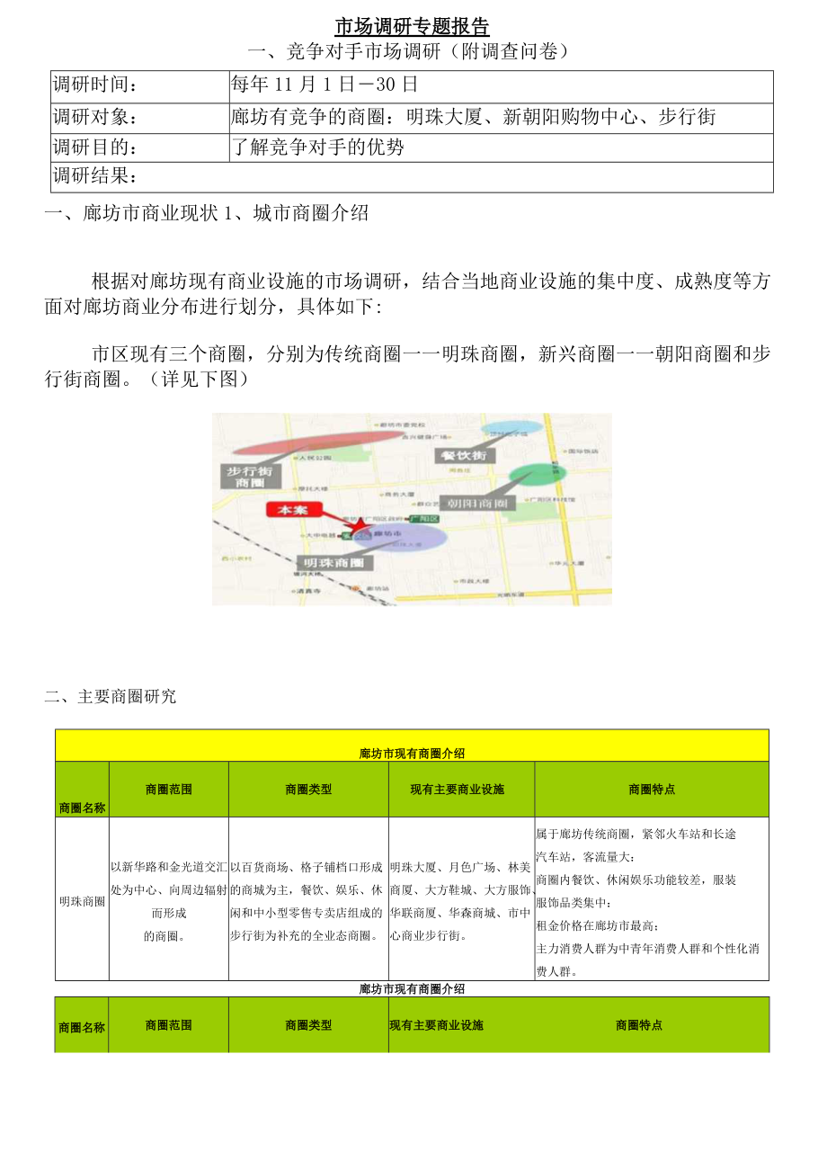 最新整理廊坊场调研专题报告.docx_第1页