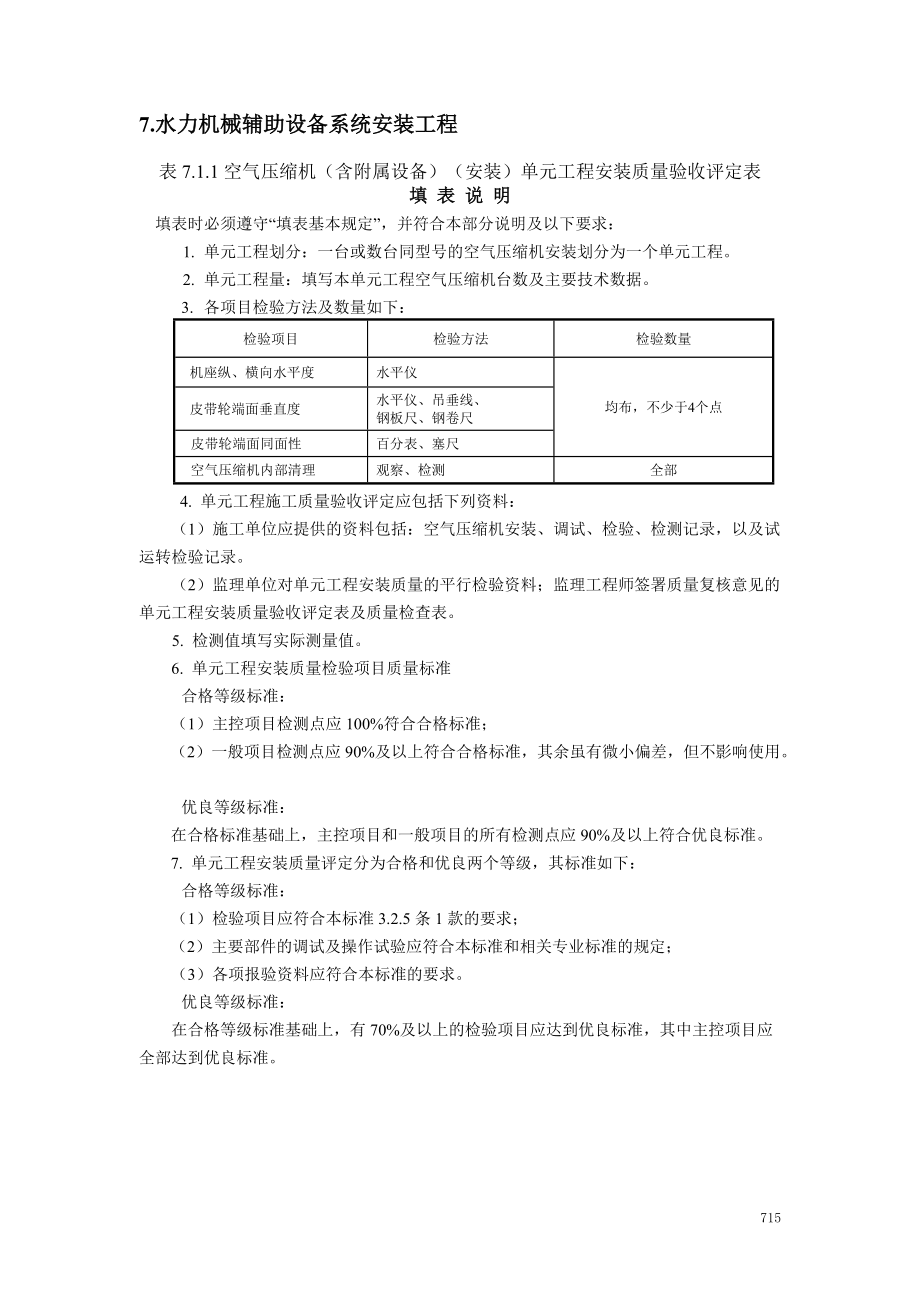 质量评定专用表格——水力机械(吉林编).docx_第1页