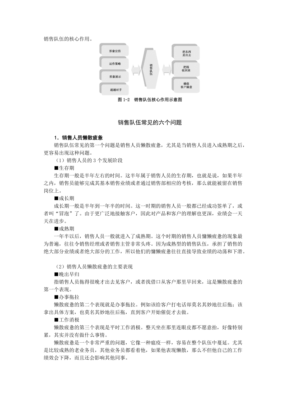 销售队伍现存问题的原因及后果分析.docx_第2页