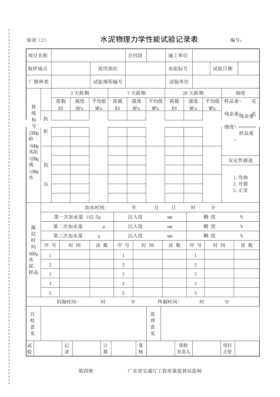 广东省交通厅工程质量监督站试验表.docx_第2页