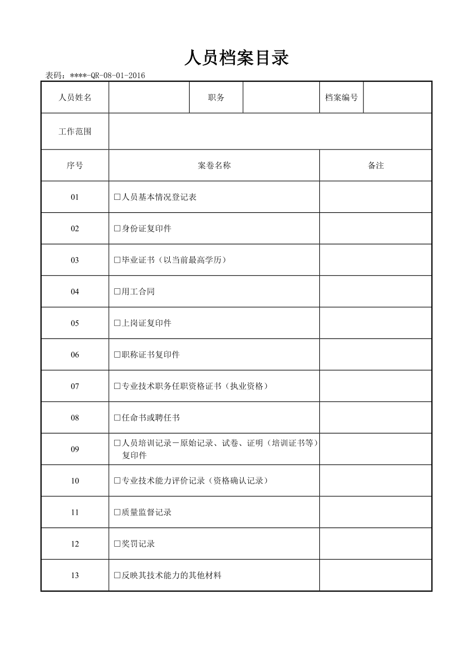 质量记录表格CMA.docx_第2页