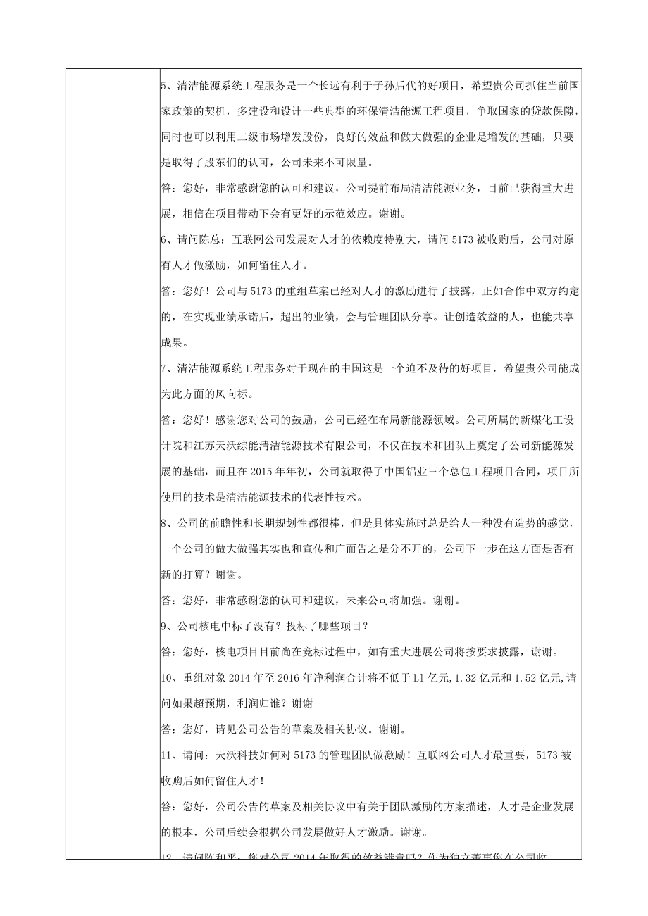 苏州天沃科技股份有限公司投资者关系活动记录表.docx_第2页