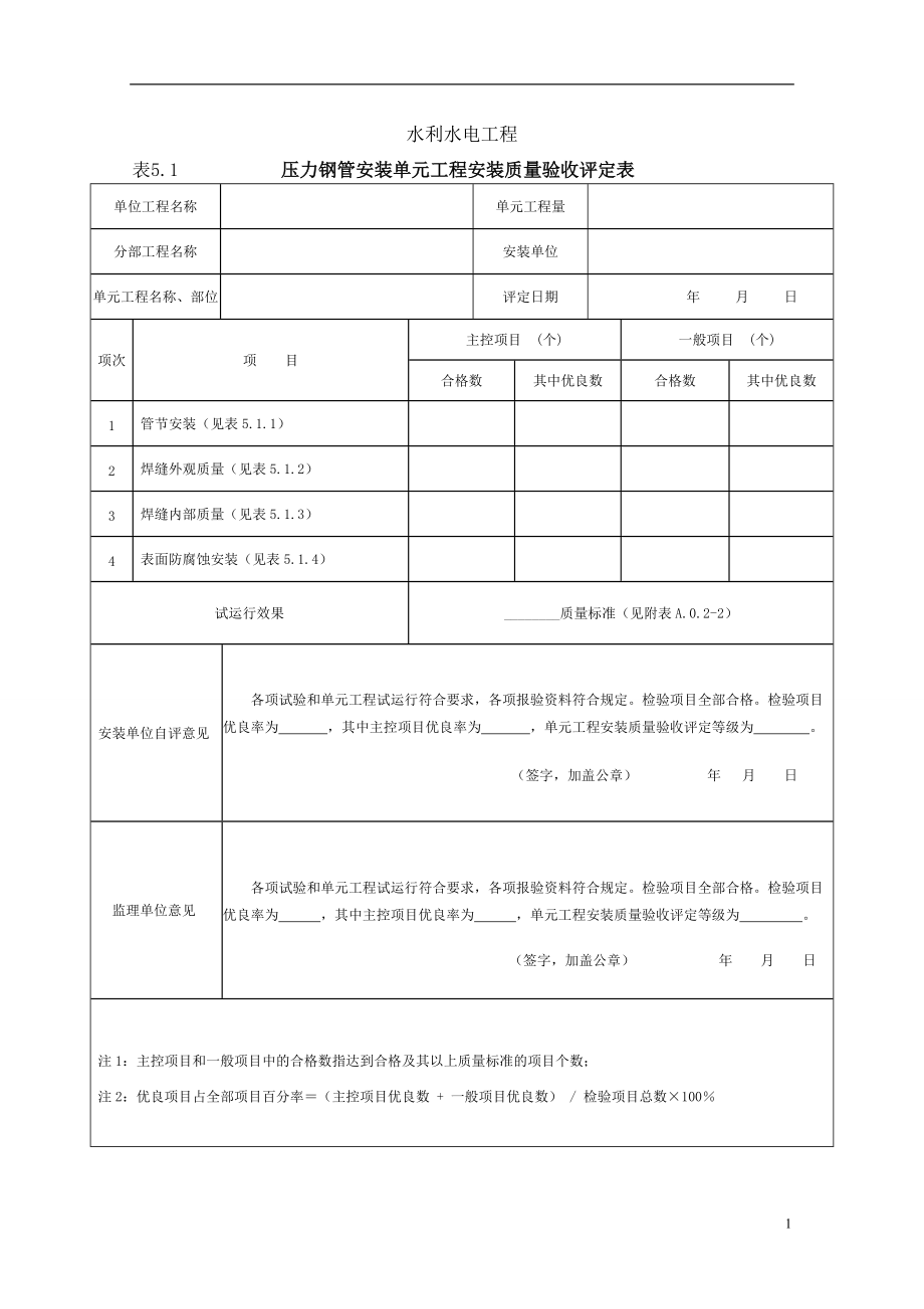 金属结构质量评定表及填表说明.docx_第2页