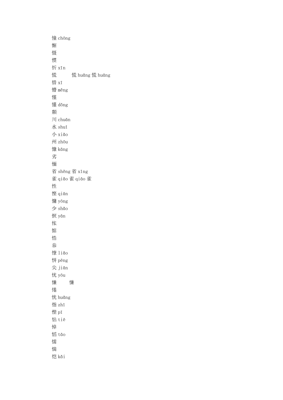 汉字读音(9000字)速查表.docx_第3页