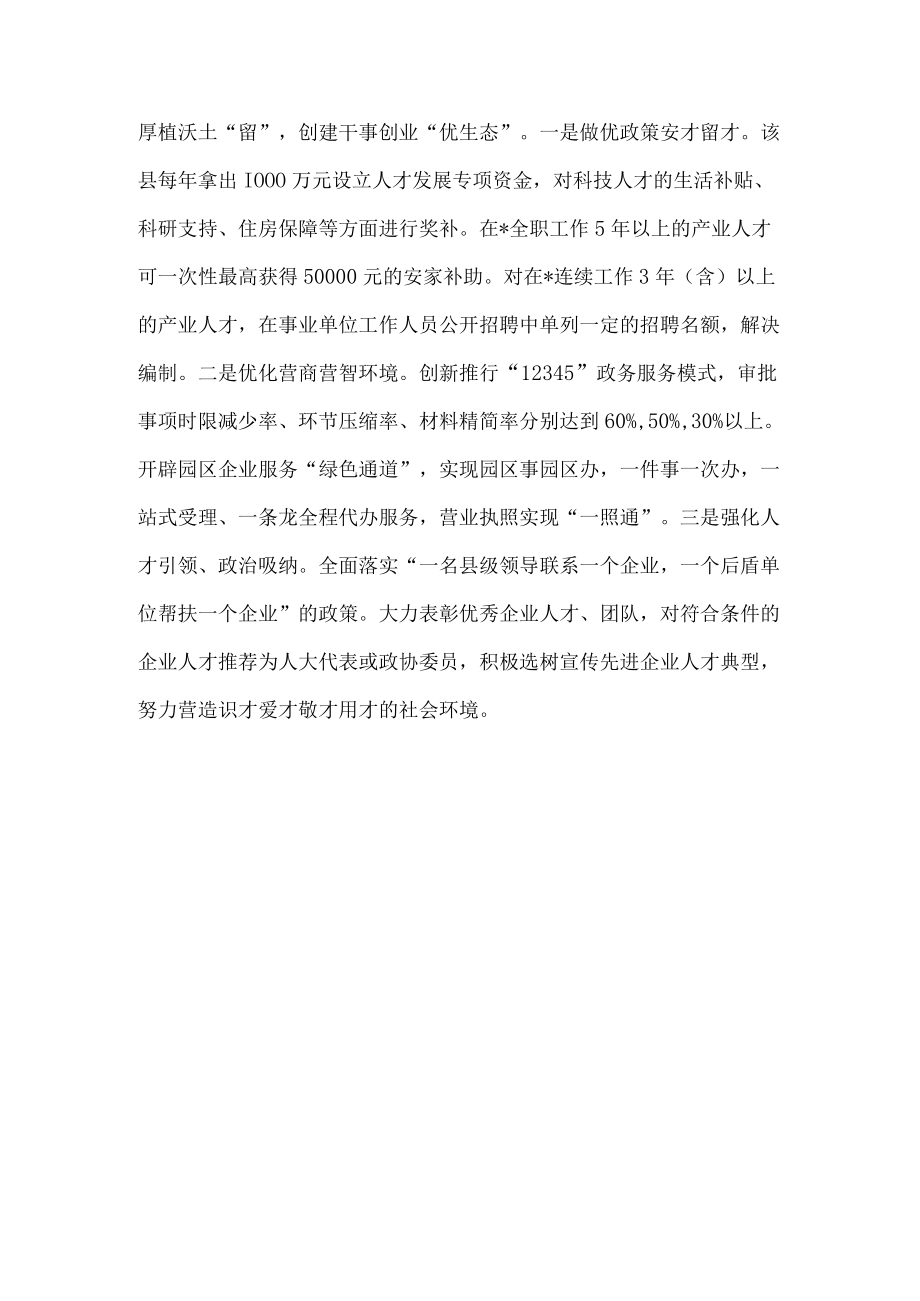 经验材料：燃动人才引擎 激发产业发展动力.docx_第3页