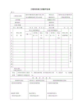 江苏省水利工程质量评定表.docx