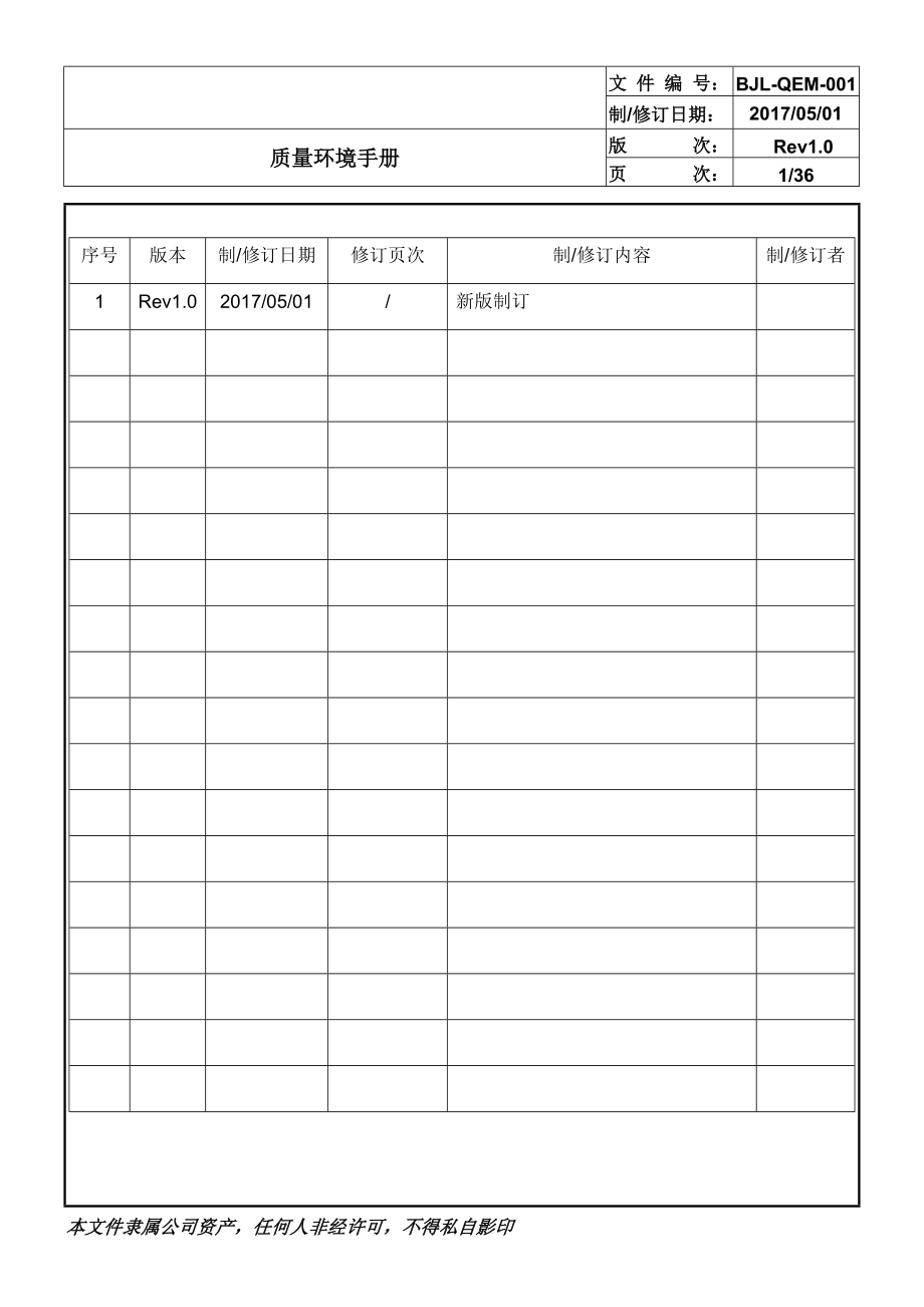 15版质量环境体系手册.docx_第1页