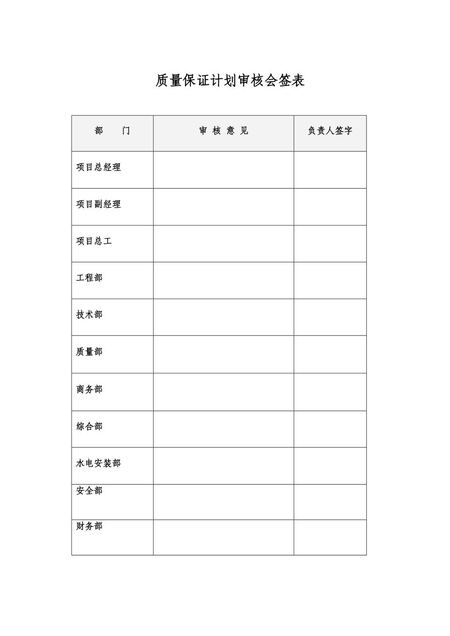 科研综合楼2-1质量计划.docx_第1页