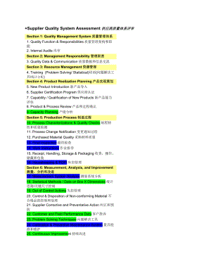 摩托罗拉公司供应商质量体系评审标准.docx
