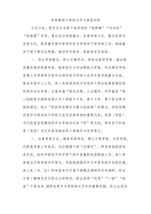 考核激励干部担当作为典型材料.docx