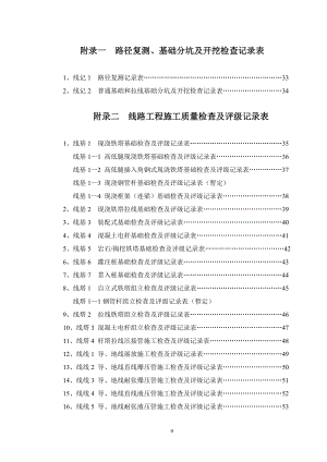 输电线路工程施工质量检查及评级全套表.docx