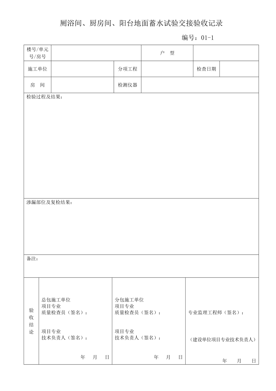 精装饰实测项目检查记录.docx_第2页