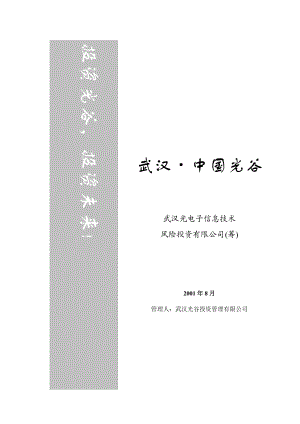 光谷运作方案.docx