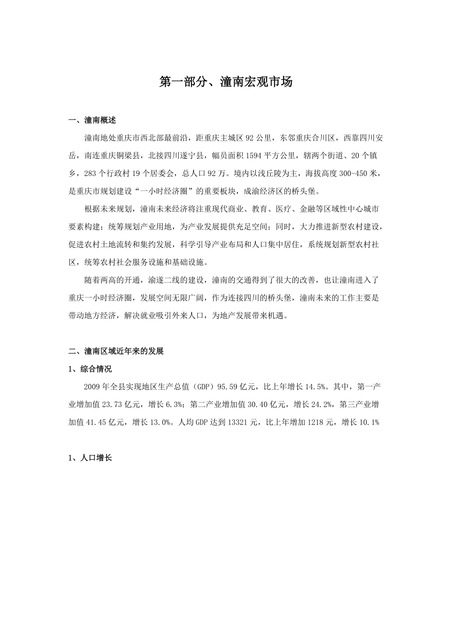 潼南项目市调报告XXXX0411B.docx_第1页