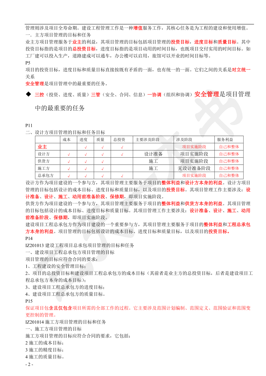 XXXX级建造师项目管理教材重点.docx_第2页