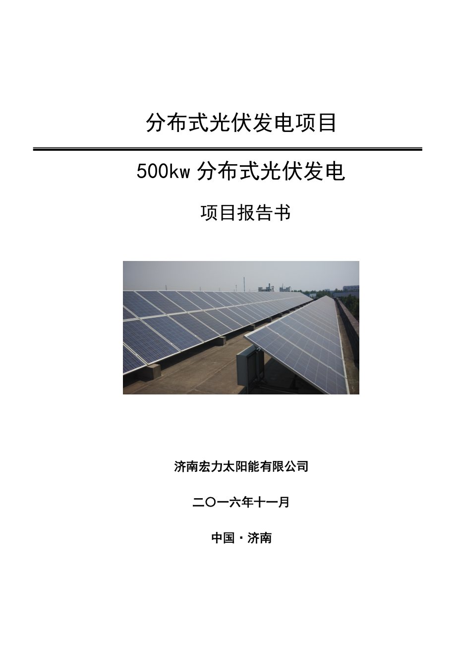 禹城500kw项目报告书.docx_第1页