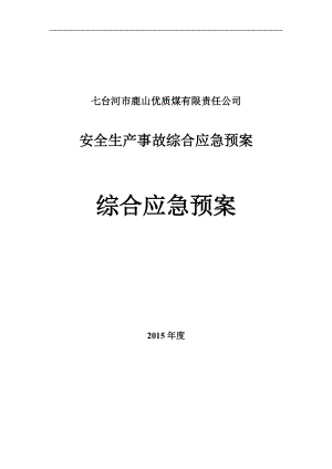 某公司安全生产事故综合应急预案(DOC 170页).docx