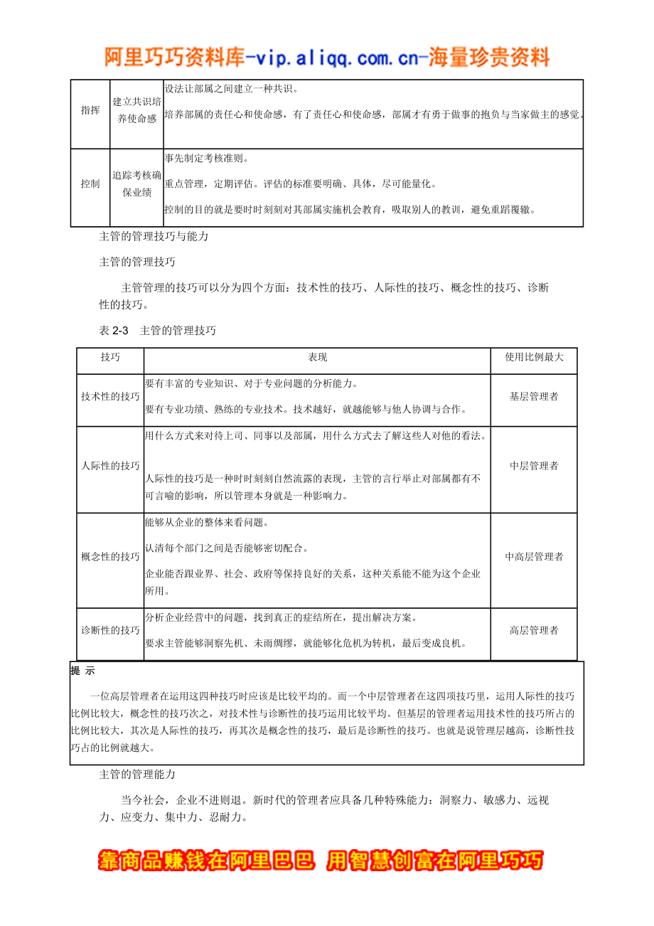 主管的角色与功能、技能与涵养.doc_第3页