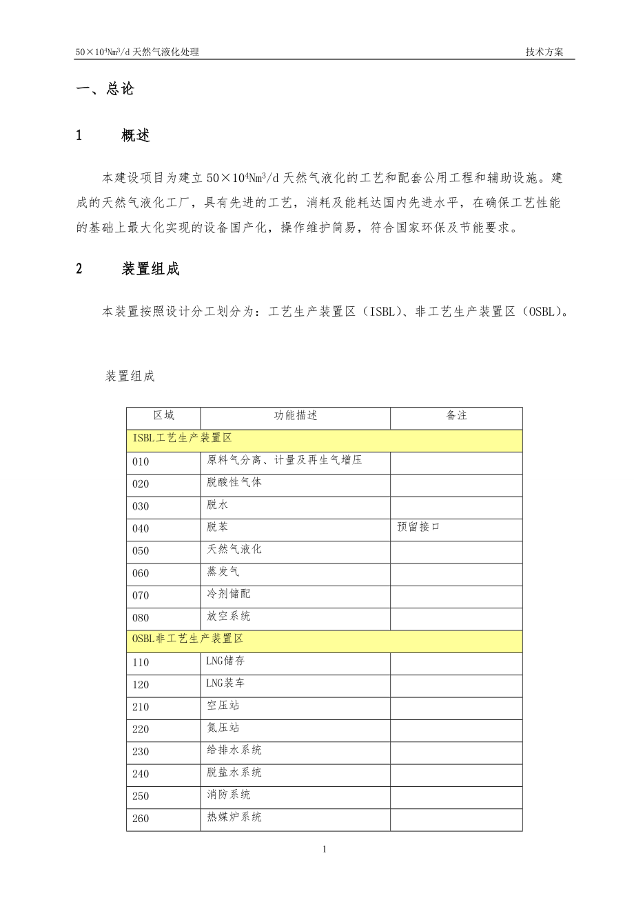 天然气液化项目初步技术方案.docx_第3页