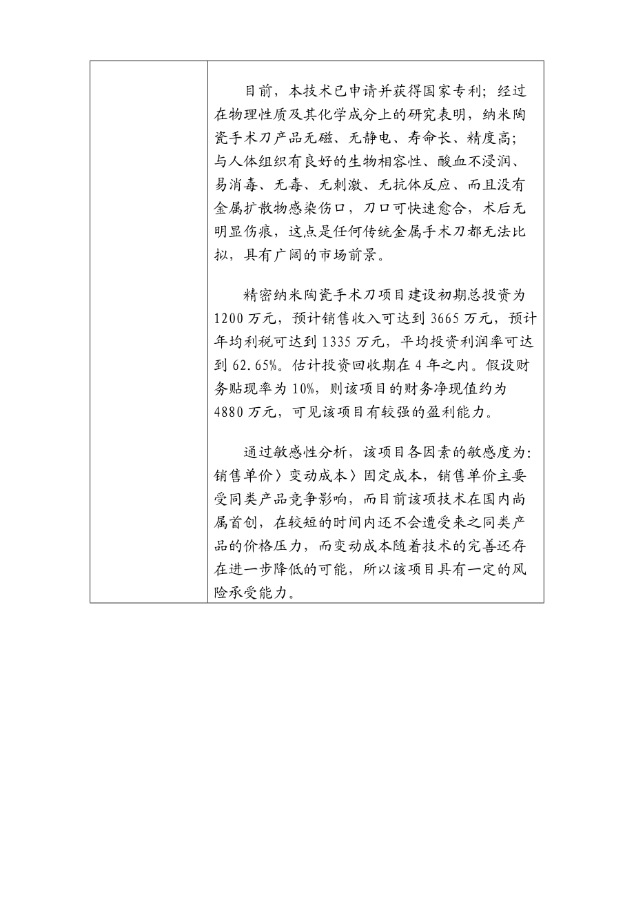 精密纳米陶瓷手术刀项目简介.docx_第2页