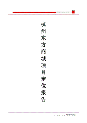 某商城项目定位报告.docx