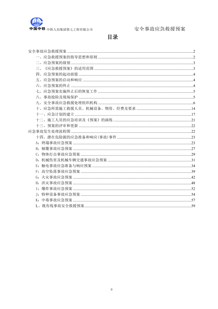 平齐线平改立工程安全事故应急救援预案.docx_第2页