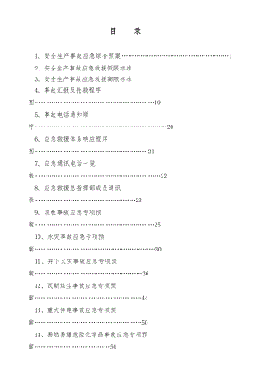 XX矿业集团公司应急预案(DOC 142页).docx