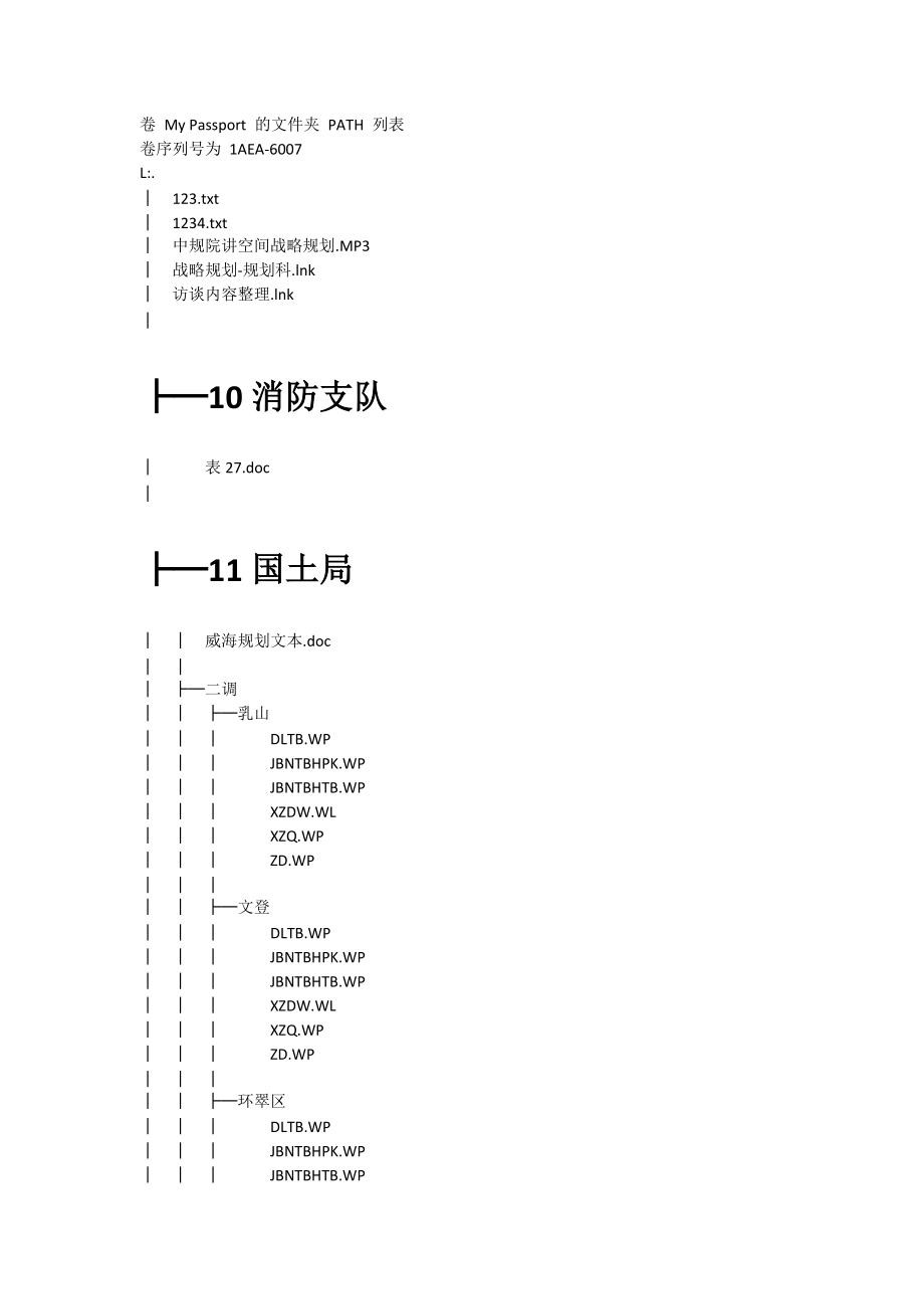 威海市战略规划收资目录清单.docx_第1页