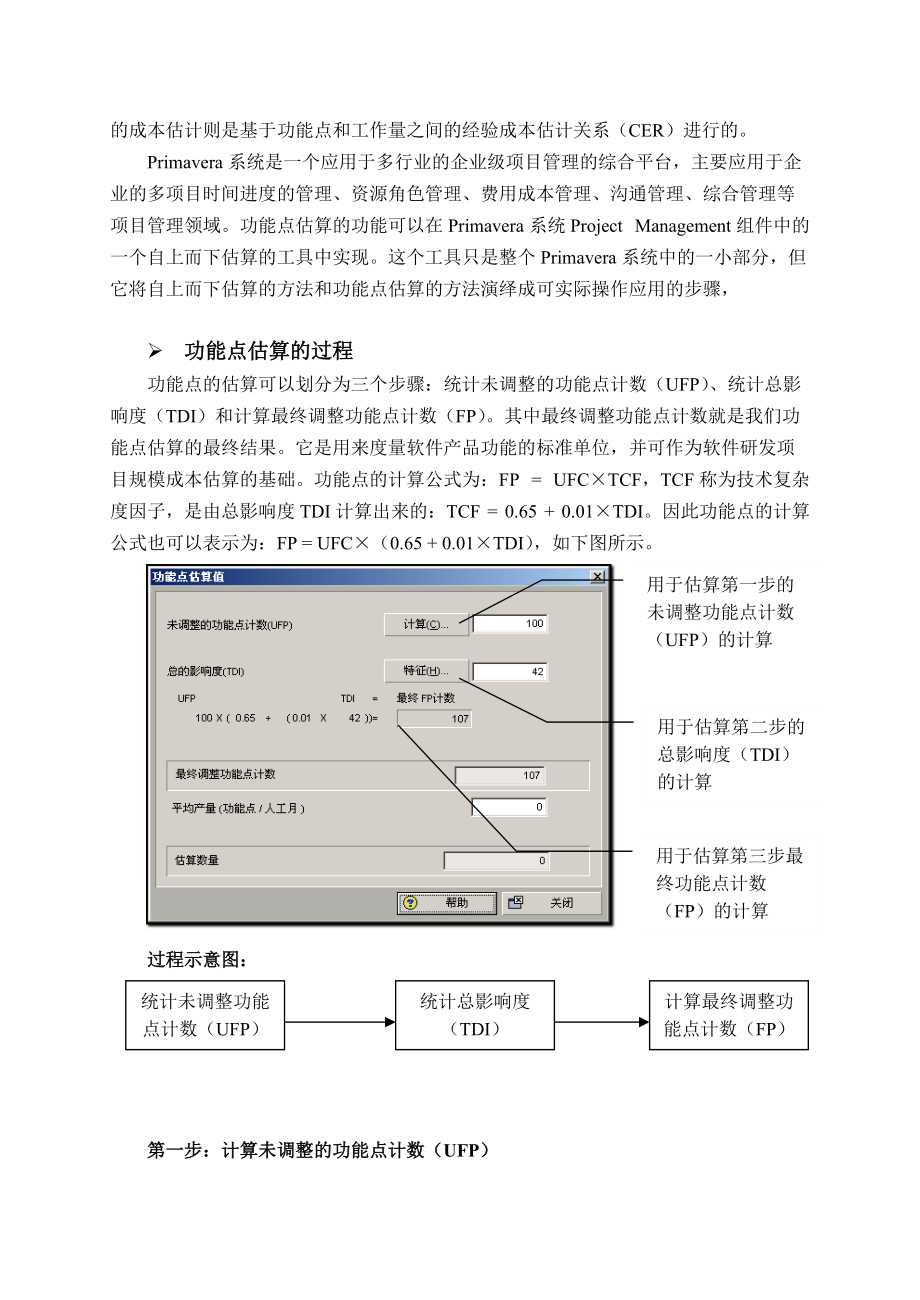 Primavera软件系统中的功能点方法和软件项目规模成本估算.docx_第2页