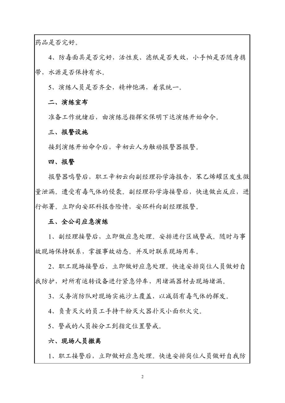 综合、专项应急预案演练记录(DOC45页).doc_第3页