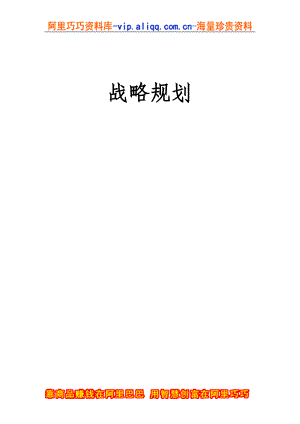 战略规划全过程（DOC 184页）.docx