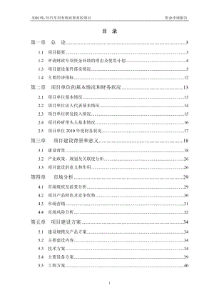 汽车用有机硅密封胶项目资金申请报告.docx