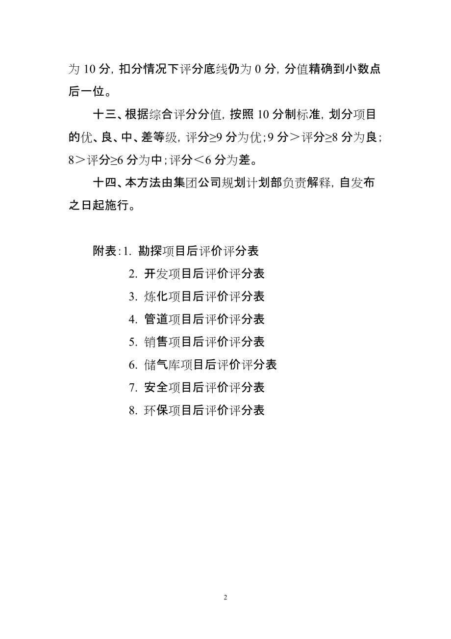 石油天然气集团公司投资项目后评价评分方法.docx_第3页