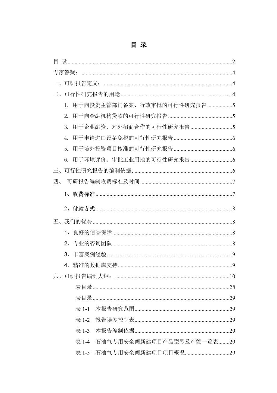 石油气专用安全阀项目可行性研究报告.docx_第2页