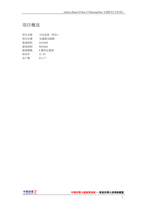 宝通路项目分析报告(1).docx