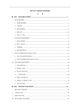 文化产业园项目分析研究报告.docx