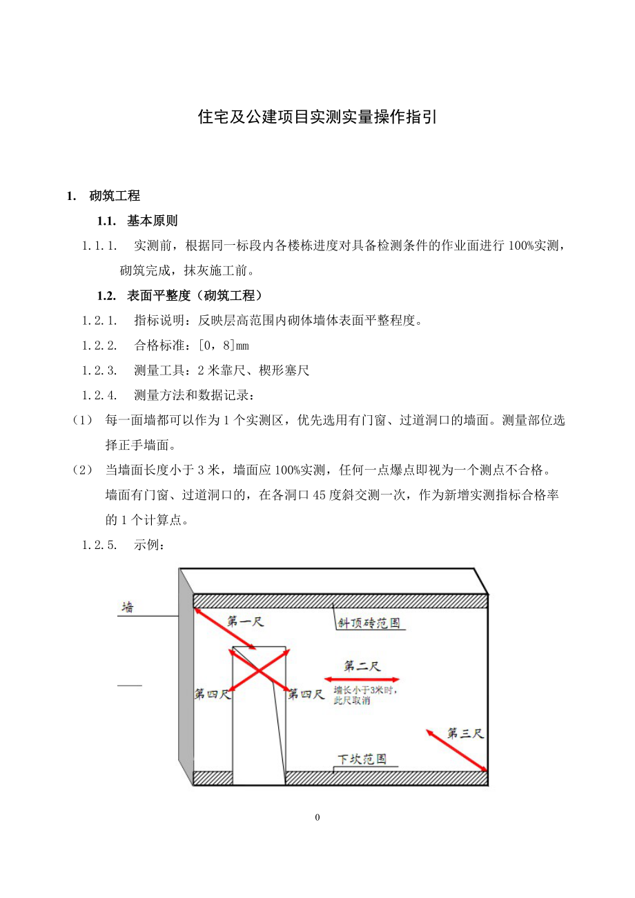 住宅项目装饰装修验收实测实量操作指引.docx_第1页