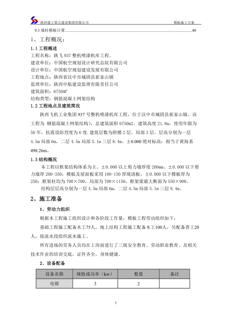 丽彩广场城市商业综合体项目模板施工方案.docx_第3页