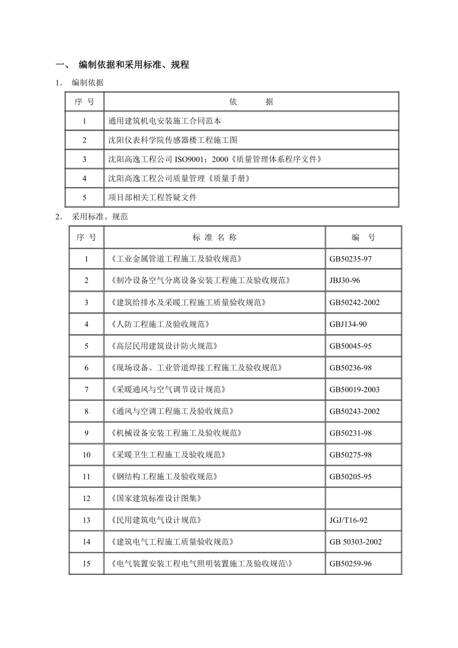 净化施工组织设计范本.docx_第2页